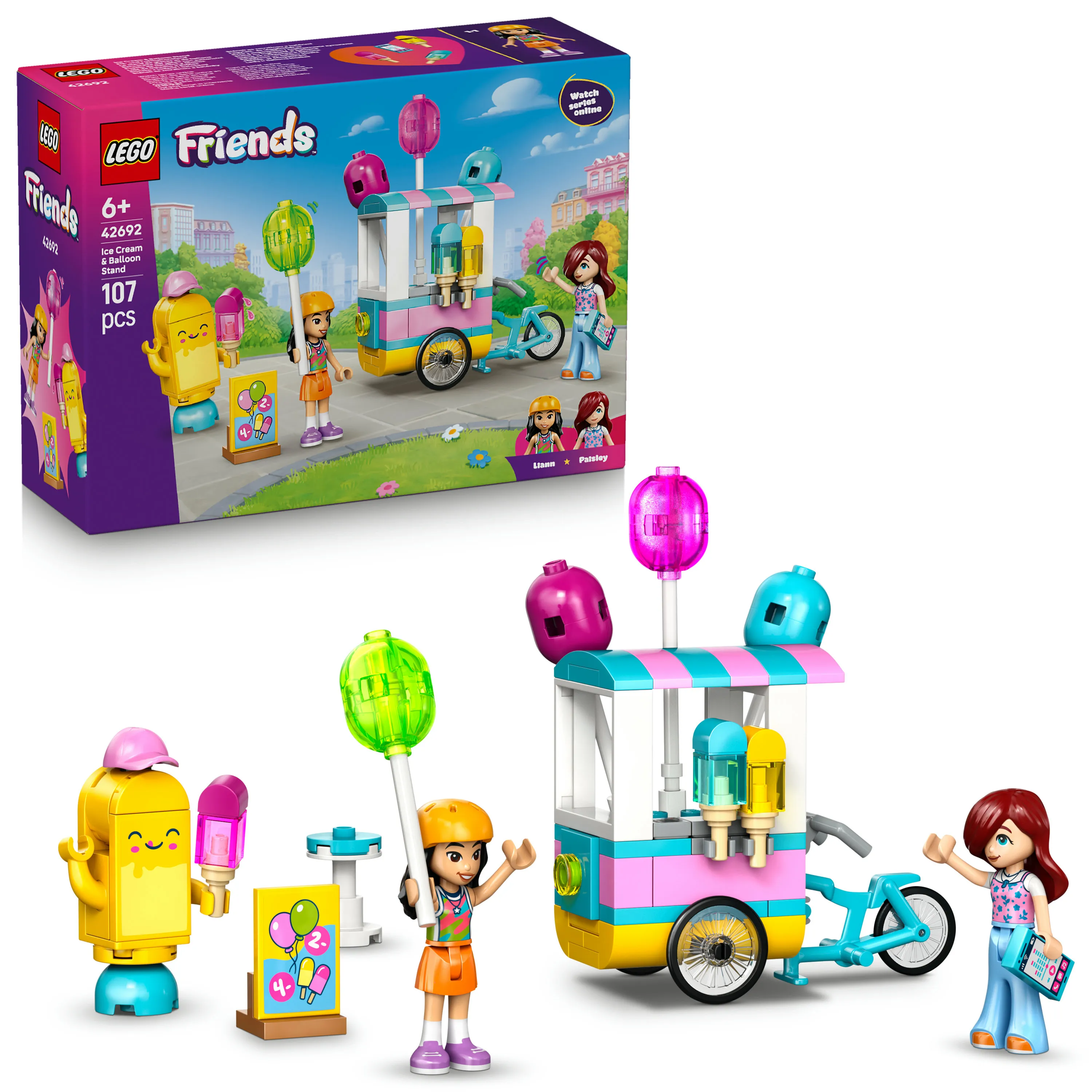 LEGO Friends Glass- och ballongkiosk 42692