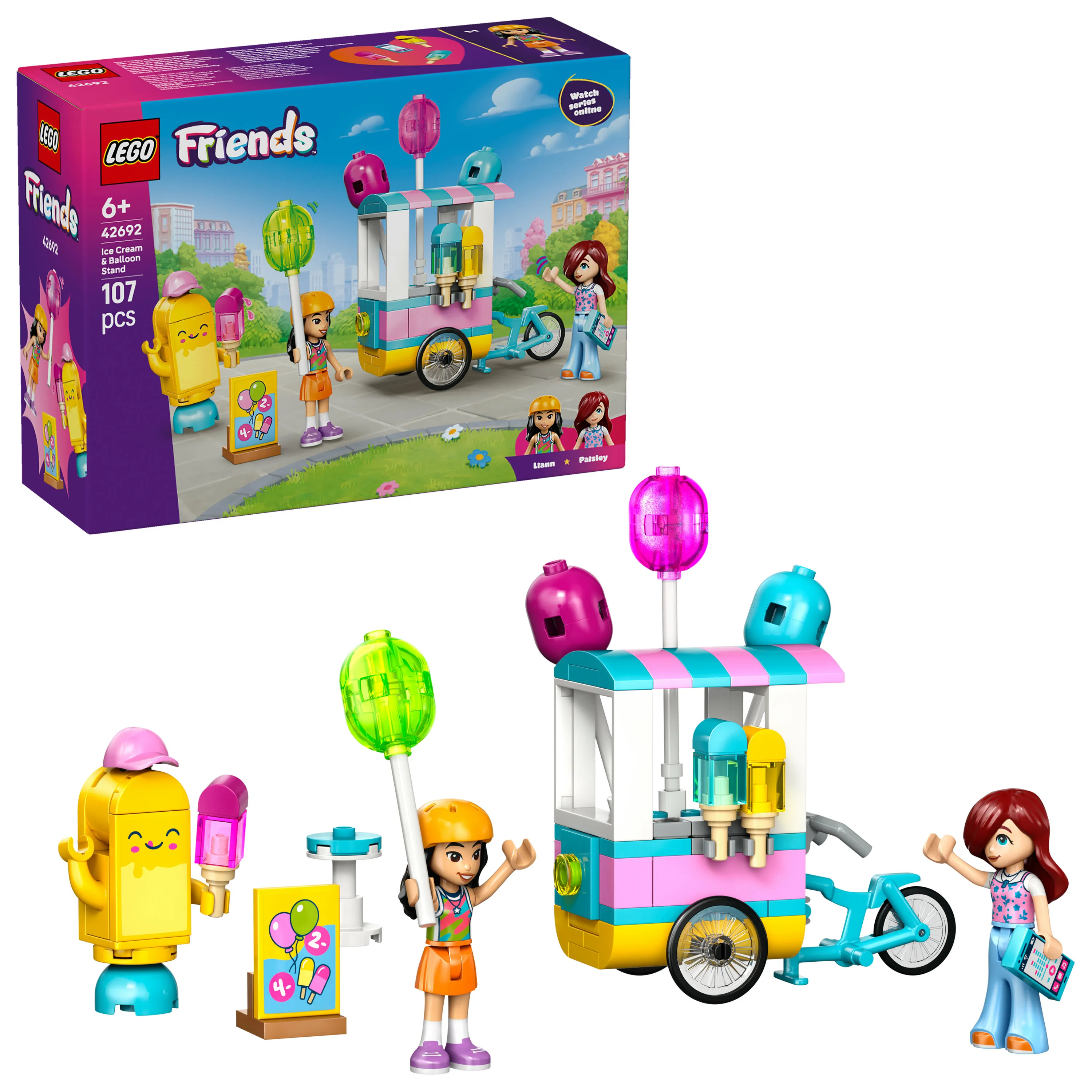 LEGO Friends Glass- och ballongkiosk 42692