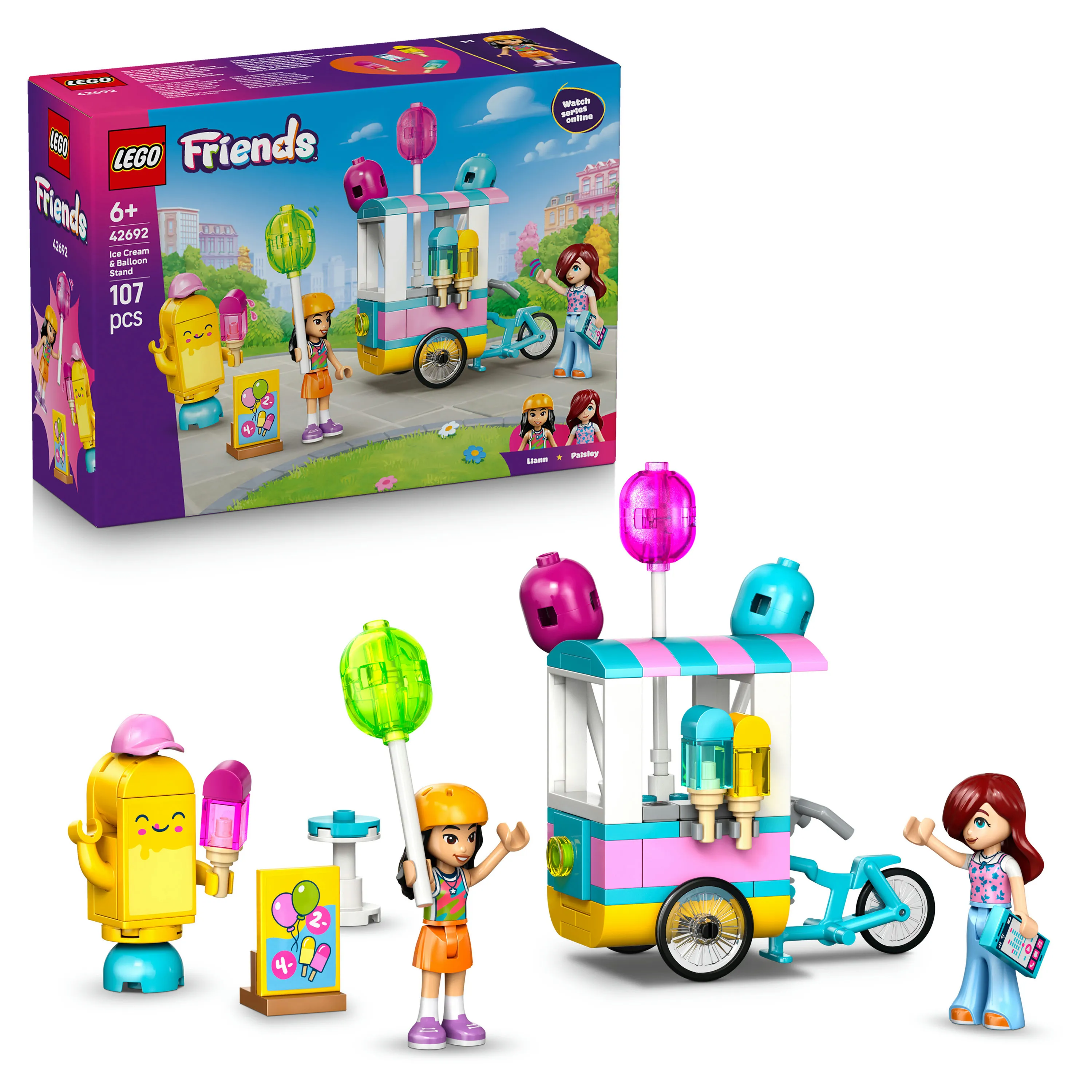 LEGO Friends Glass- och ballongkiosk 42692