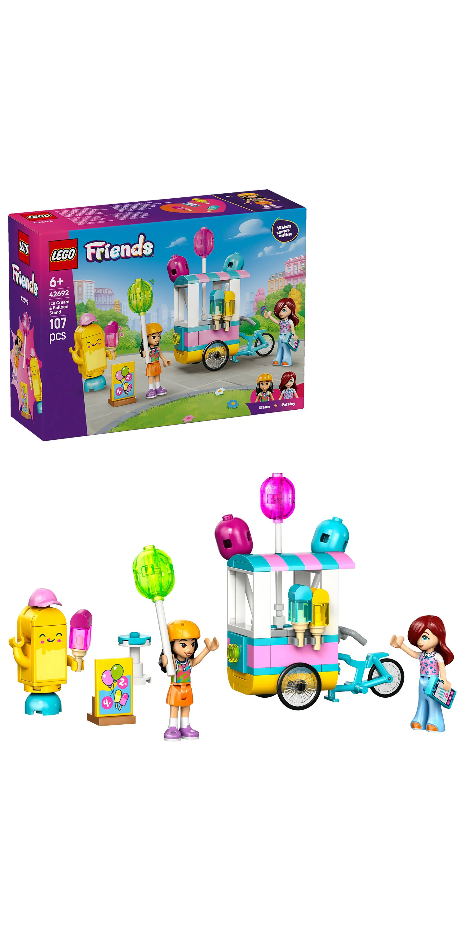 LEGO Friends Glass- och ballongkiosk 42692