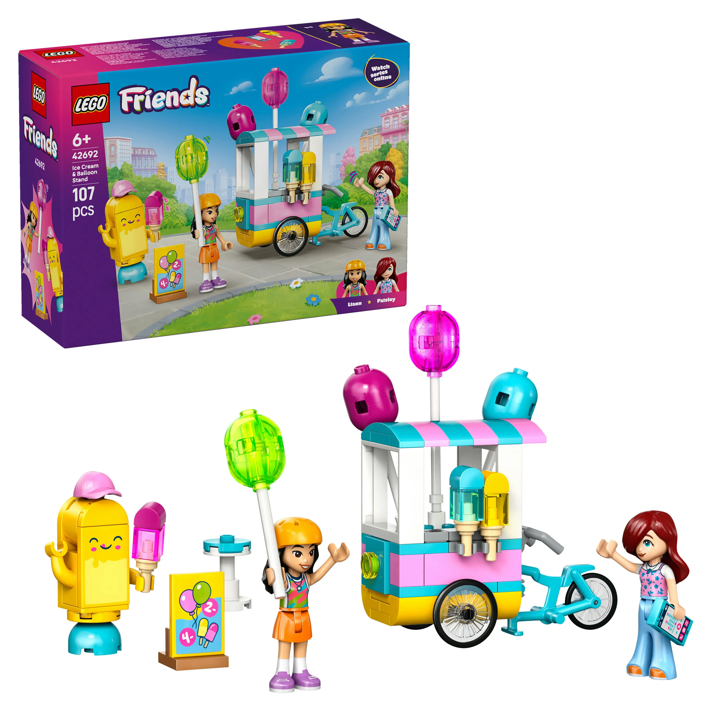 LEGO Friends Glass- och ballongkiosk 42692