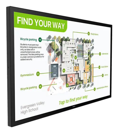 Philips 55&quot; 55BDL3751T. UHD PCAP Touch 24/7, Android 13 - multi-touch screen