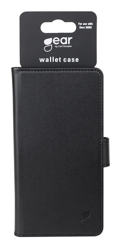 GEAR Wallet, Doro 8080 - Wallet Case, Black