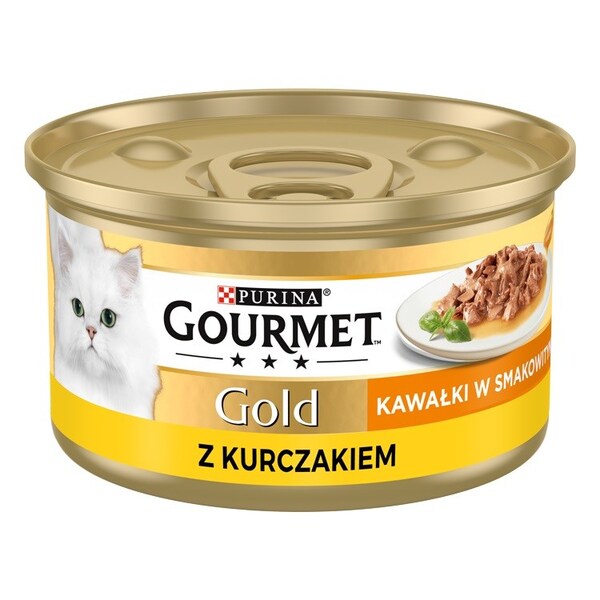 Purina GOURMET Gold Sauce Delights Chicken, V&aring;tfoder f&ouml;r katt, Adult, 85 g