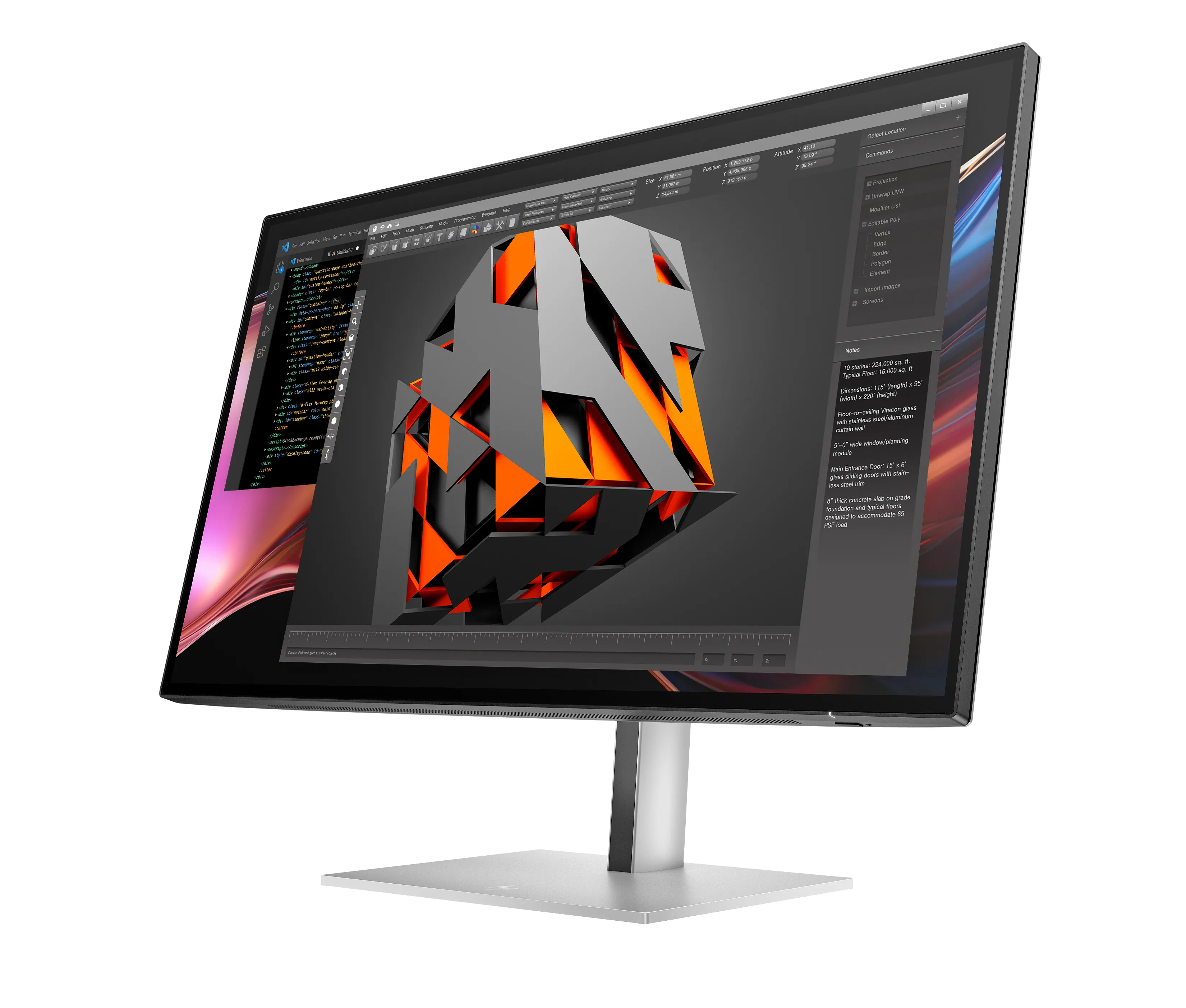 HP Series 7 Pro Thunderbolt 4 27&quot; QHD, IPS Black - monitor
