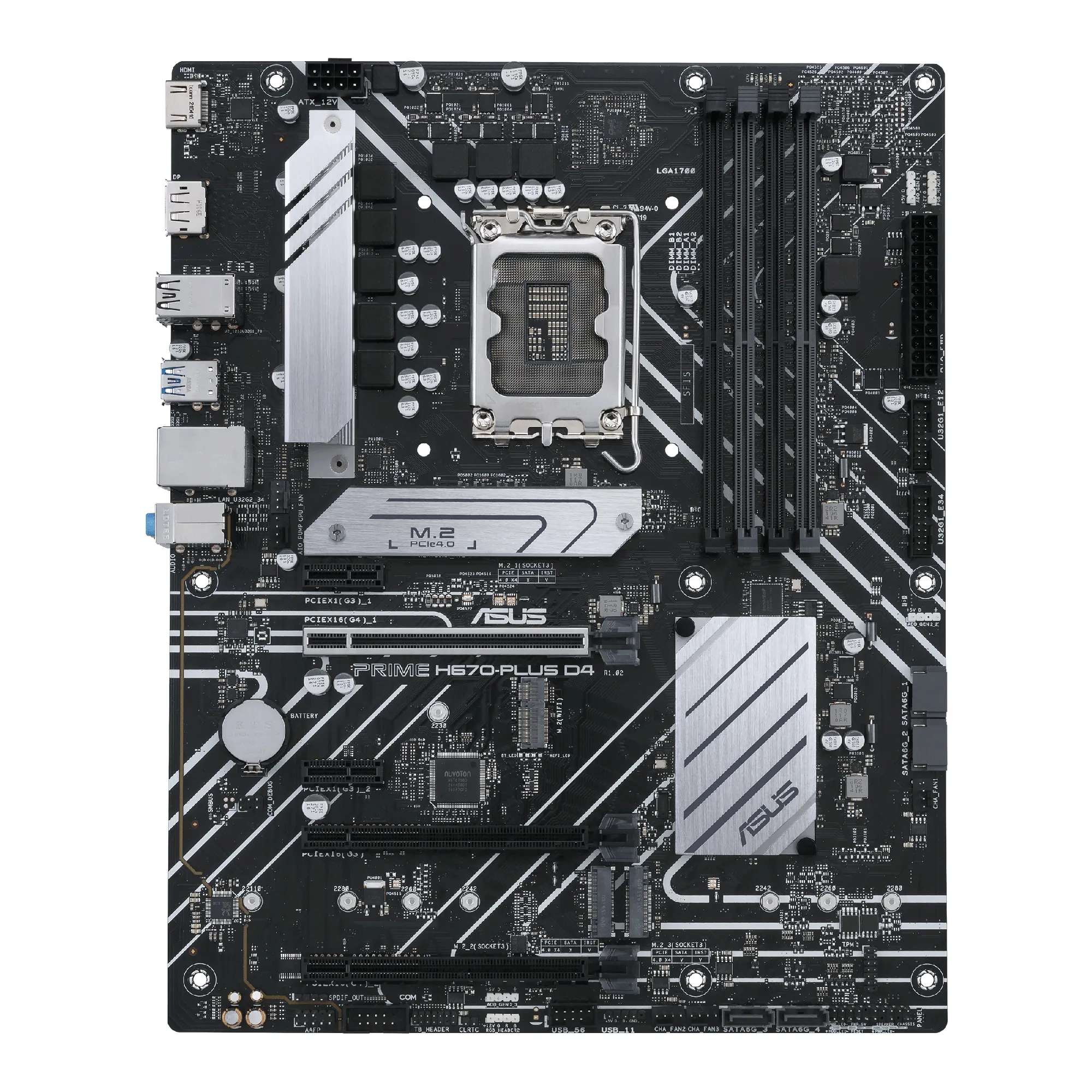 Asus Prime H670-Plus DDR4 ATX - motherboard