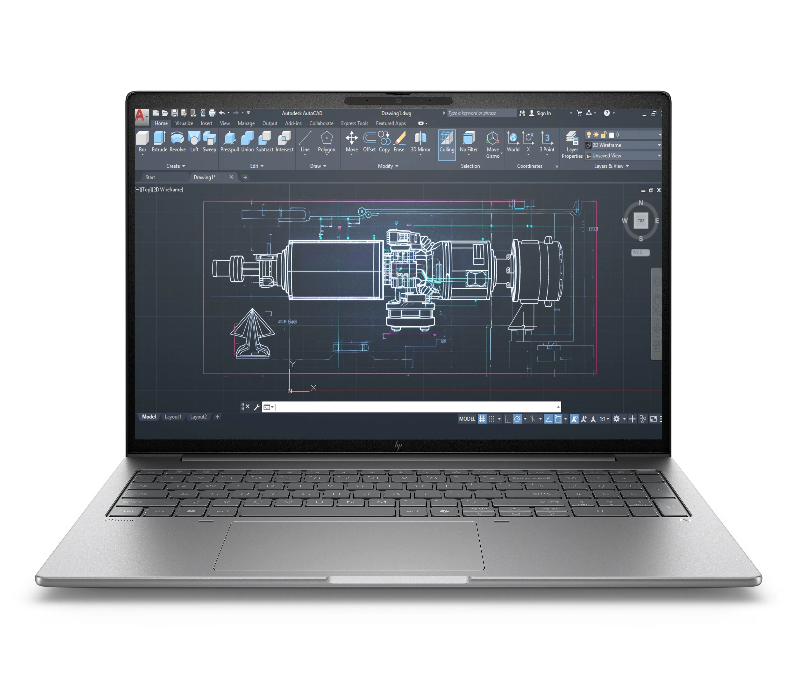 HP 16&quot; ZBook 8 G1i. Intel Core Ultra 9 285H, 64GB RAM, 2TB SSD, RTX 500 Ada 4GB, Windows 11 Pro - notebook