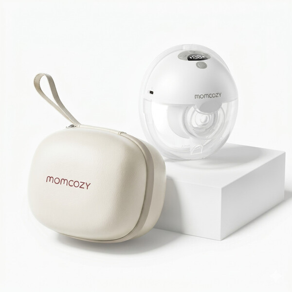 MOMCOZY M5 Smart B&auml;rbar Elektrisk Enkel Br&ouml;stpump - Gr&aring;