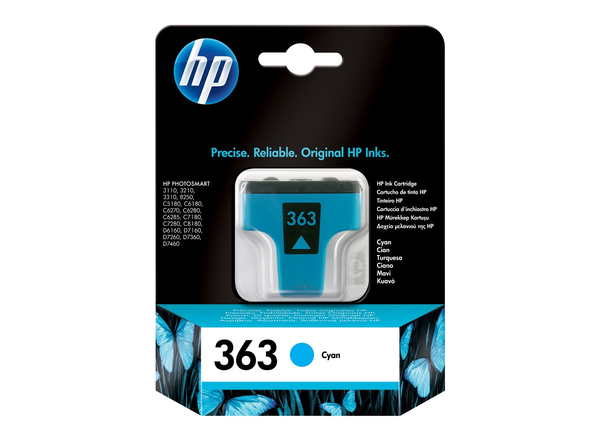 HP 363 ink cyan blister