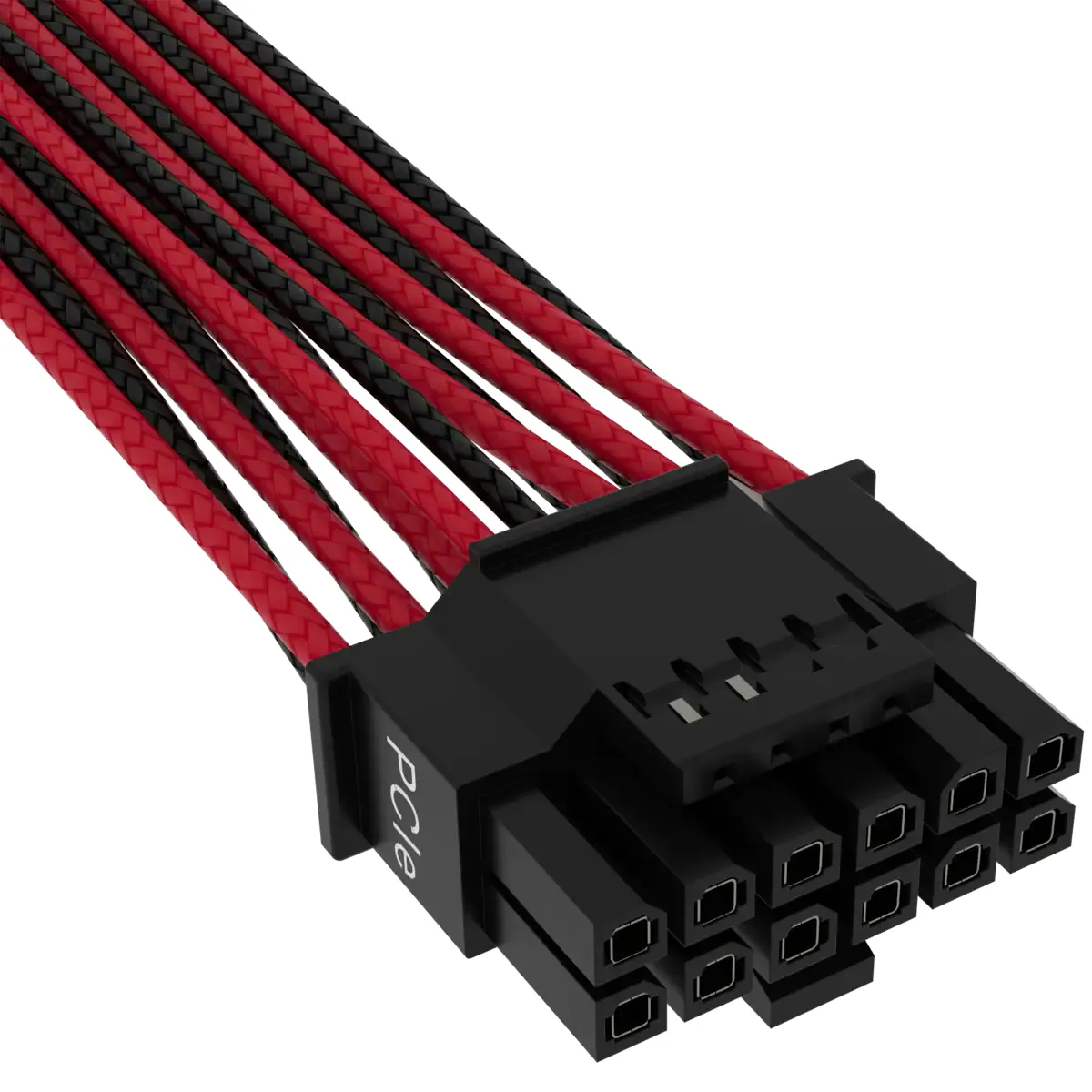 Corsair Premium Individually Sleeved 12+4pin PCIe Gen 5 Type-4 600W 12VHPWR -cable, black/red