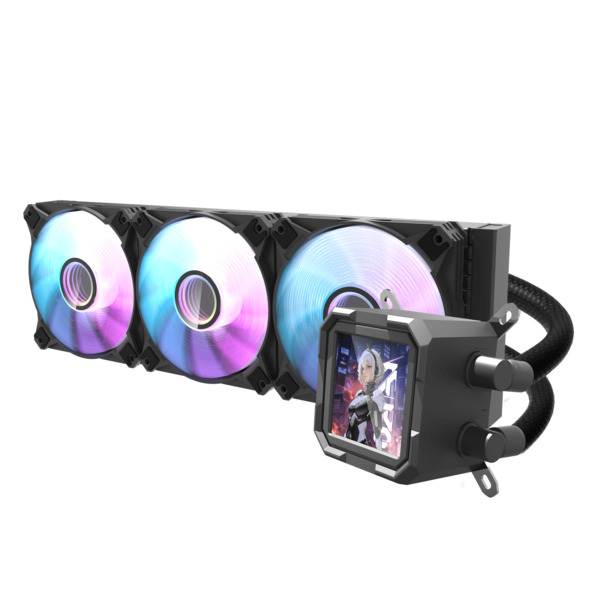 DARKFLASH DV360S 360 mm Liquid CPU Cooler with IPS LCD Display