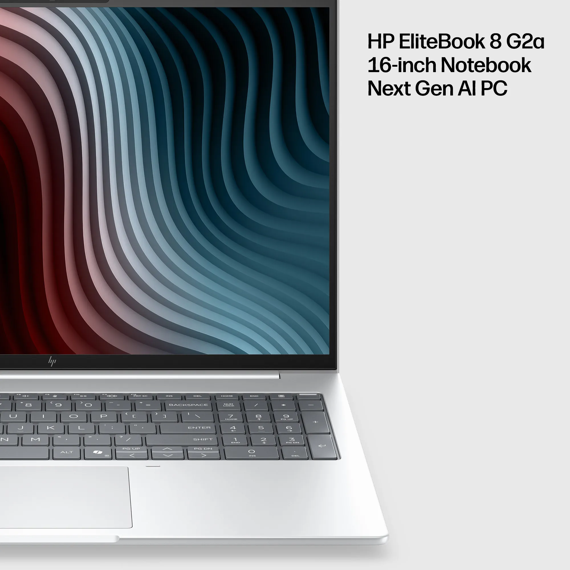 HP EliteBook 8 G2a 16" Ryzen AI 7 450, 32 Gt, 512 Gt, Win 11 Pro -kannettava, hopea