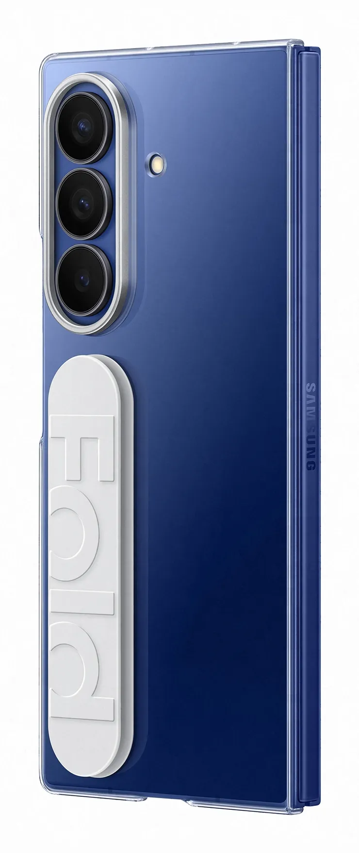 Samsung Galaxy Z Fold7 Clear Grip -suojakuori, L&auml;pin&auml;kyv&auml;