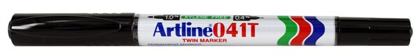 Artline 041T Twin Marker black