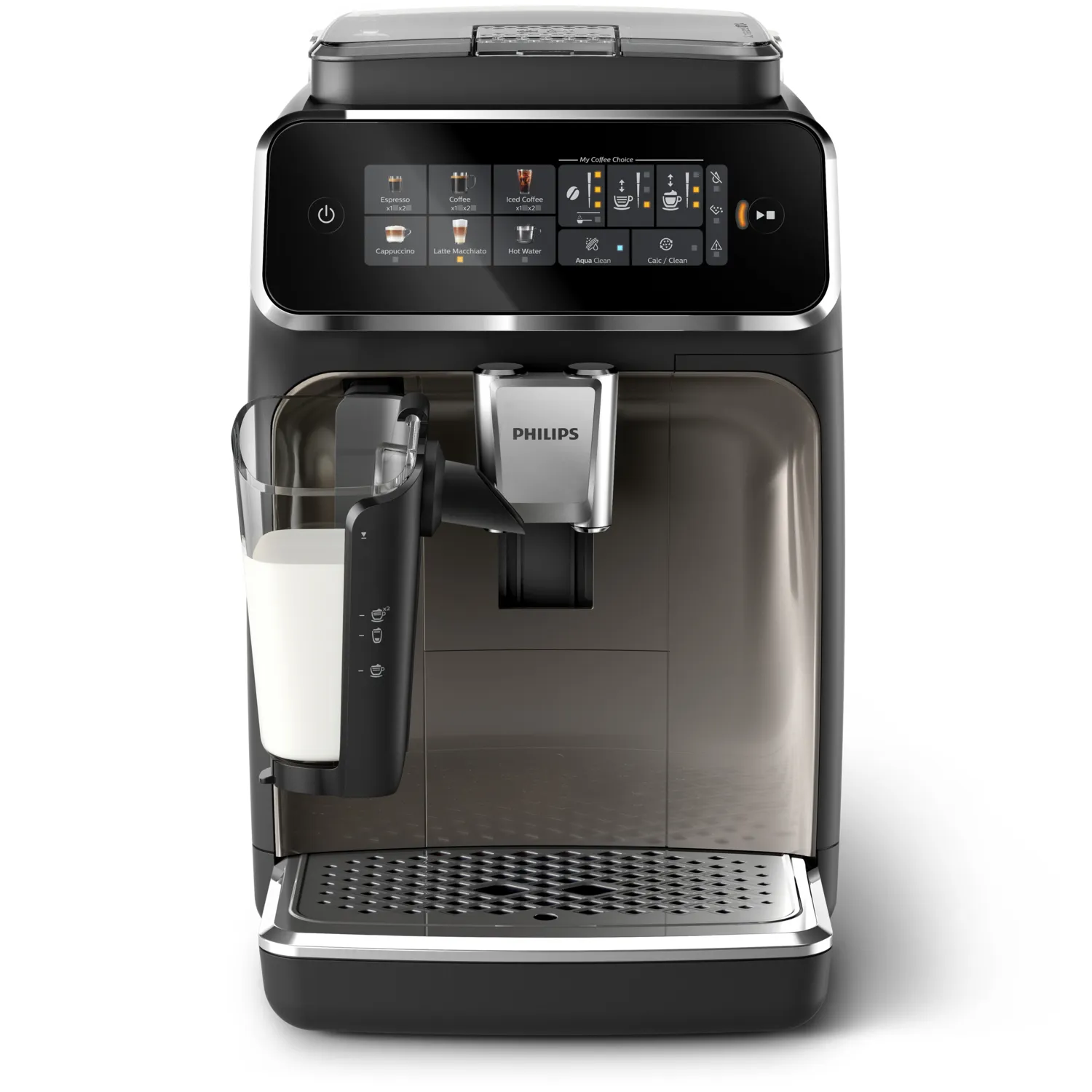 Philips Series 3300 EP3347/90 helautomatisk espressomaskin, svart, krom