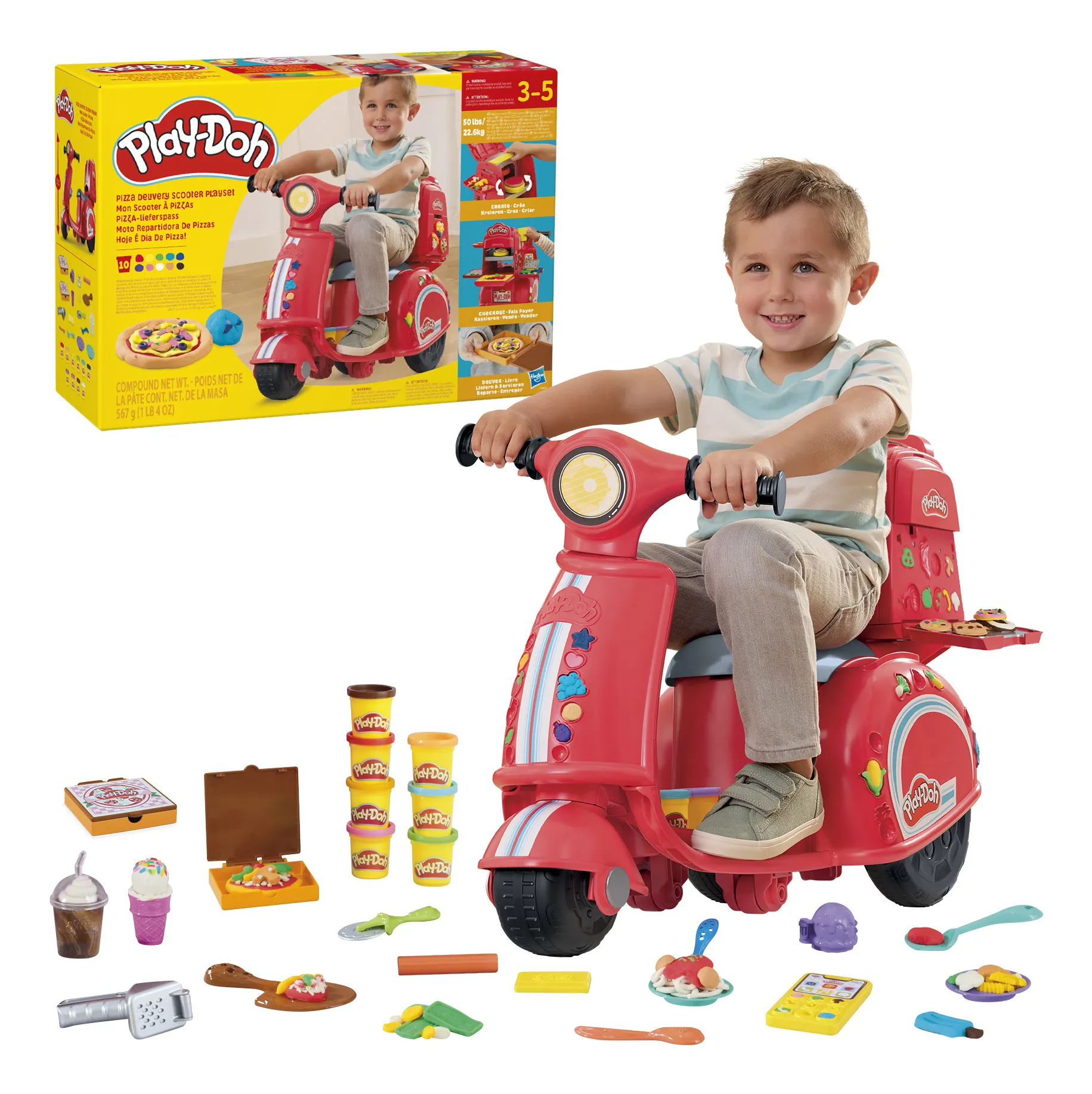 Play-Doh Pizza Delivery Scooter