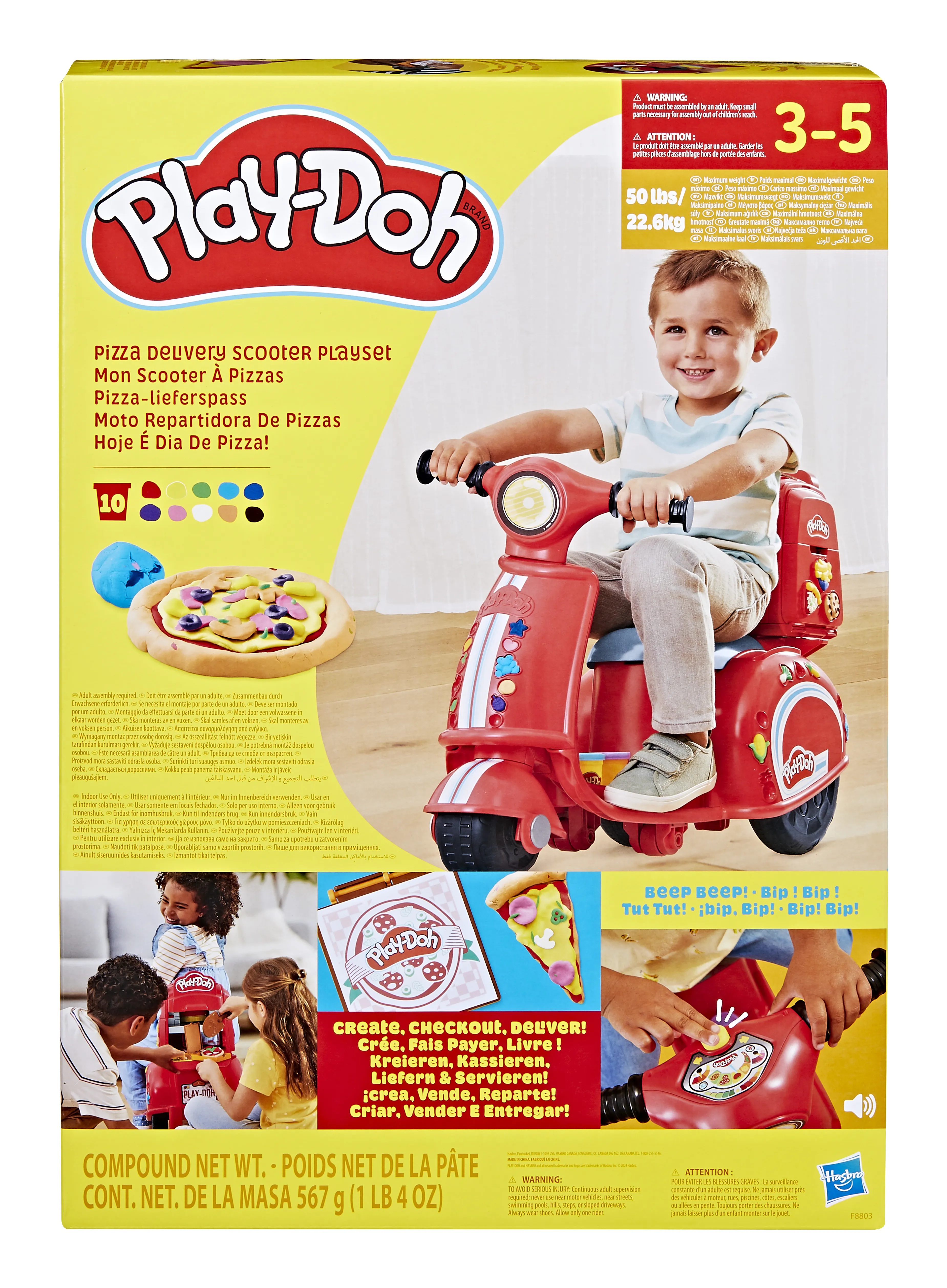 Play-Doh Pizza Delivery Scooter