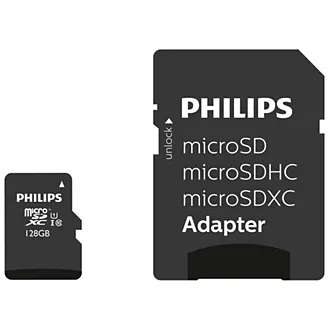 Philips Micro SDXC Card 128GB Class 10 UHS-I U1 incl. Adapter