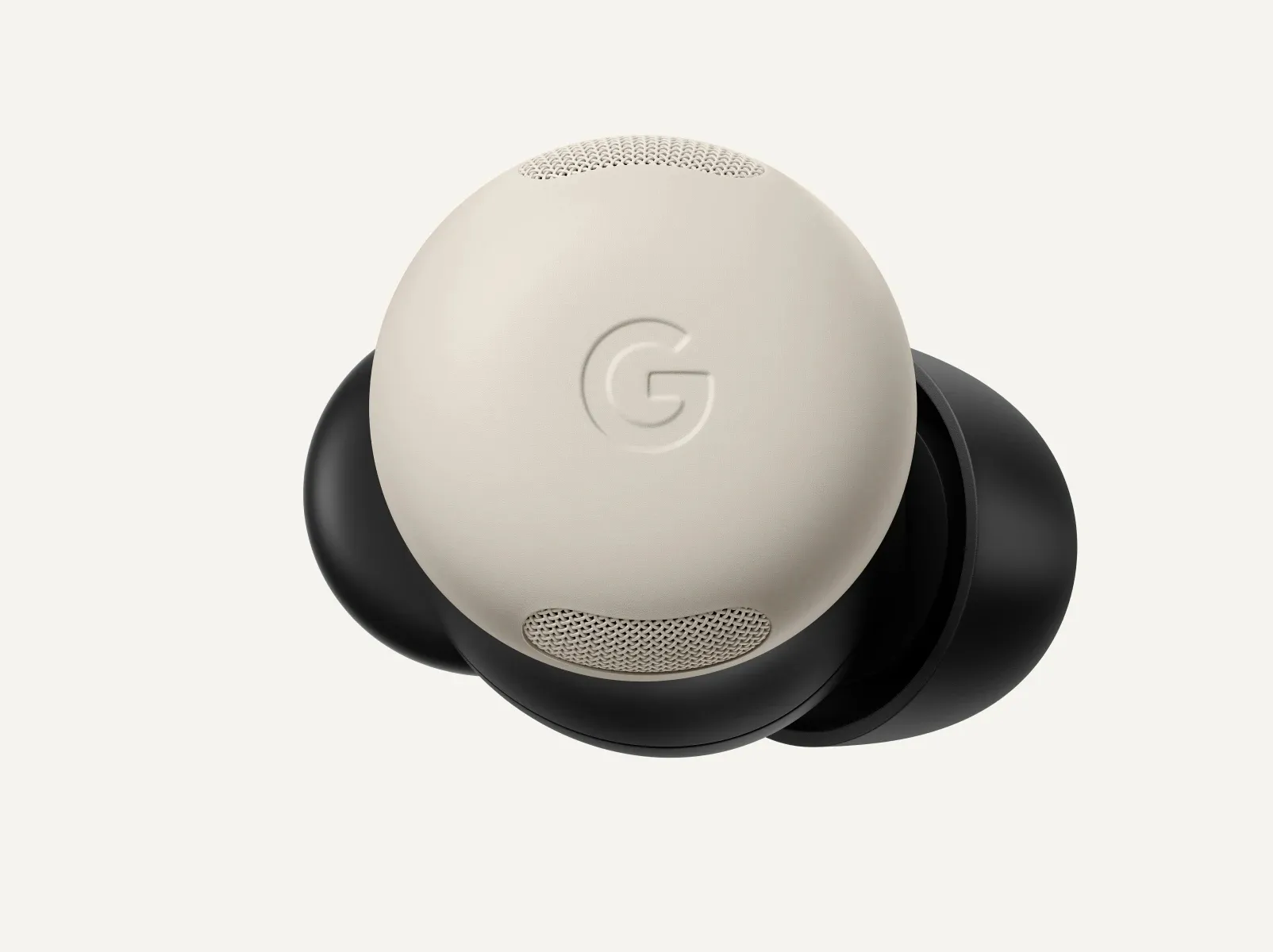 Google Pixel Buds Pro 2 - tr&aring;dl&ouml;sa h&ouml;rlurar, Porcelain