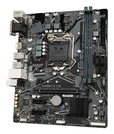 Gigabyte H410M H V mATX-emolevy