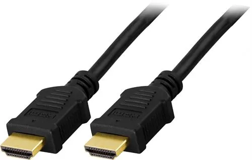 Deltaco HDMI &ndash; HDMI 1.4b - cable, 5 m, Black