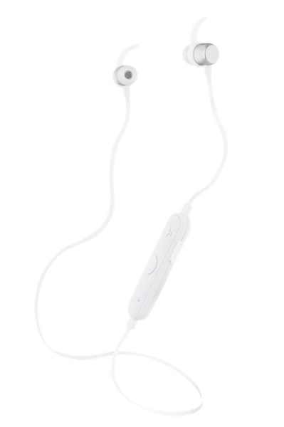 STREETZ Bluetooth-h&ouml;rlurar med mikrofon, Bluetooth 4.1, 10m, silver