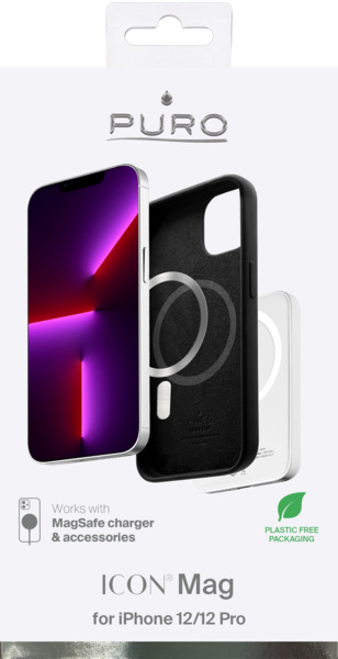 Puro ICON MAG for iPhone 12/12 Pro, black