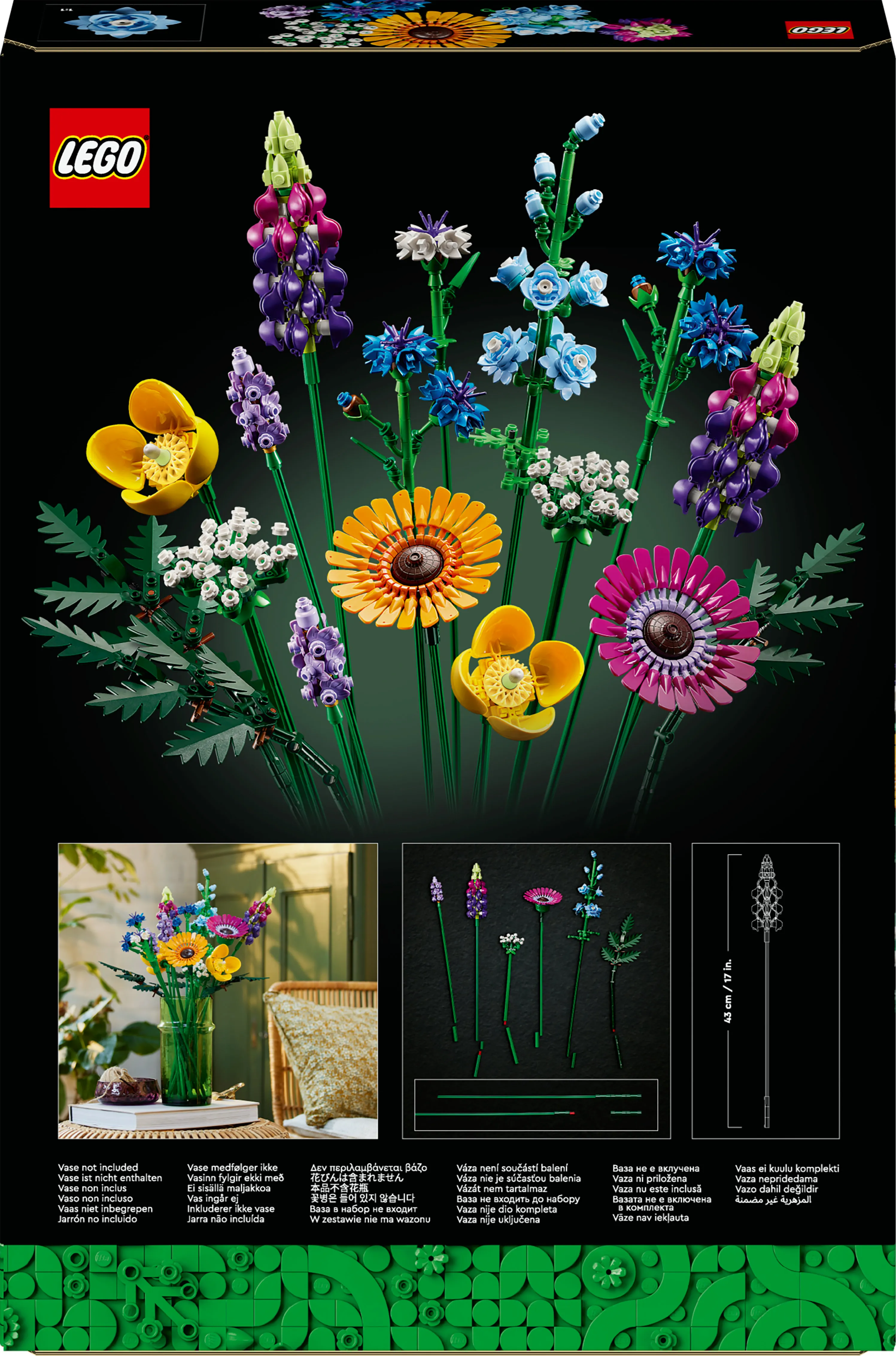 LEGO Icons Luonnonkukkakimppu 10313