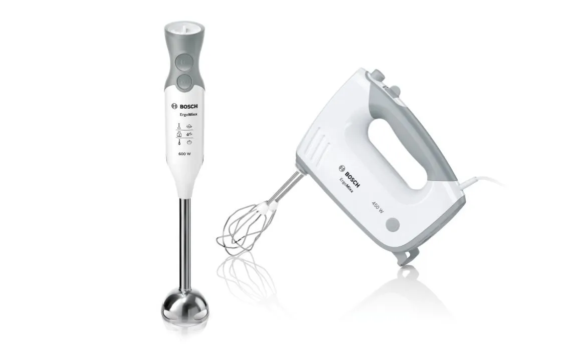 Bosch Hand Mixer MFQ 36460 450W - elvisp, vit