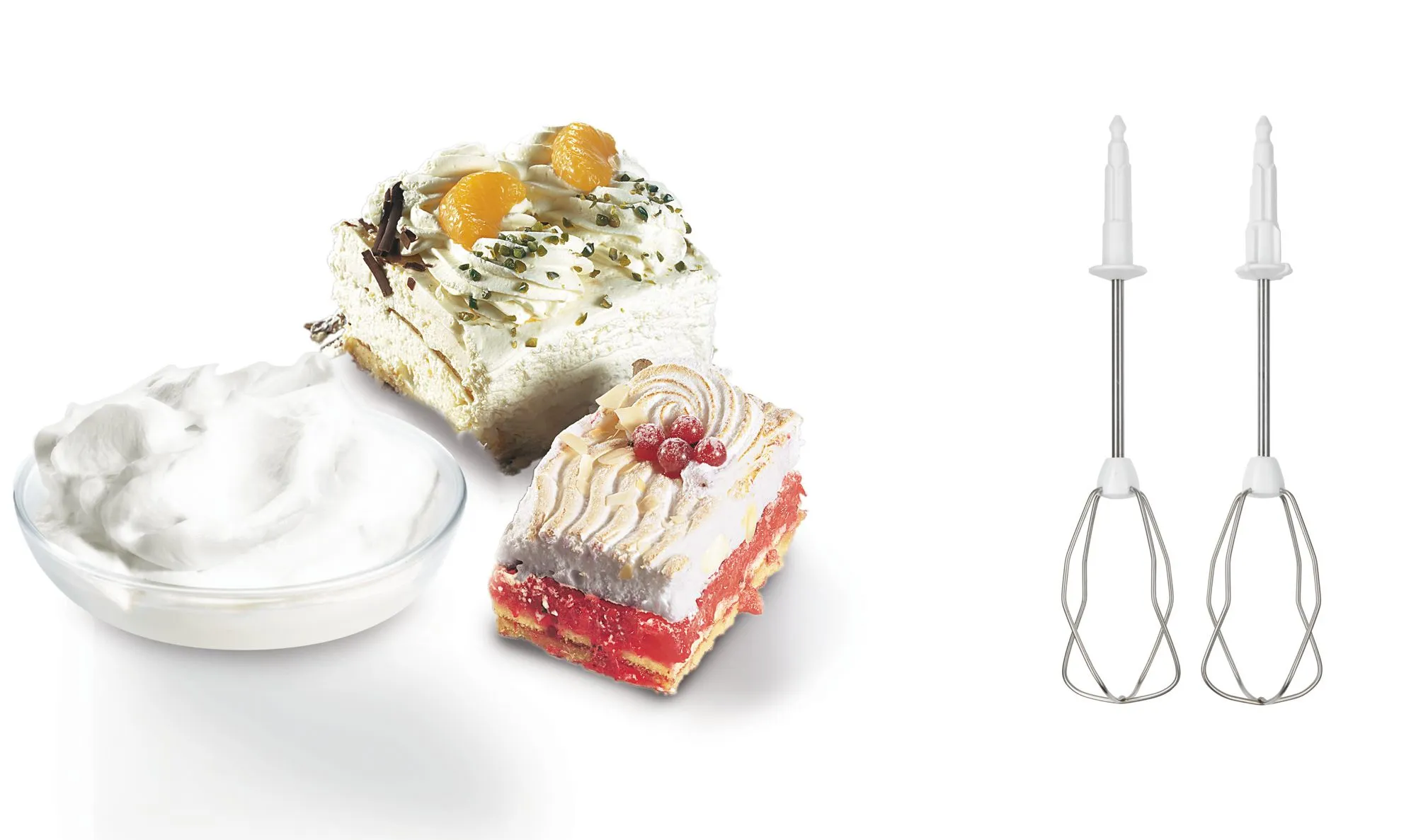 Bosch Hand Mixer MFQ 36460 450W - hand mixer, white
