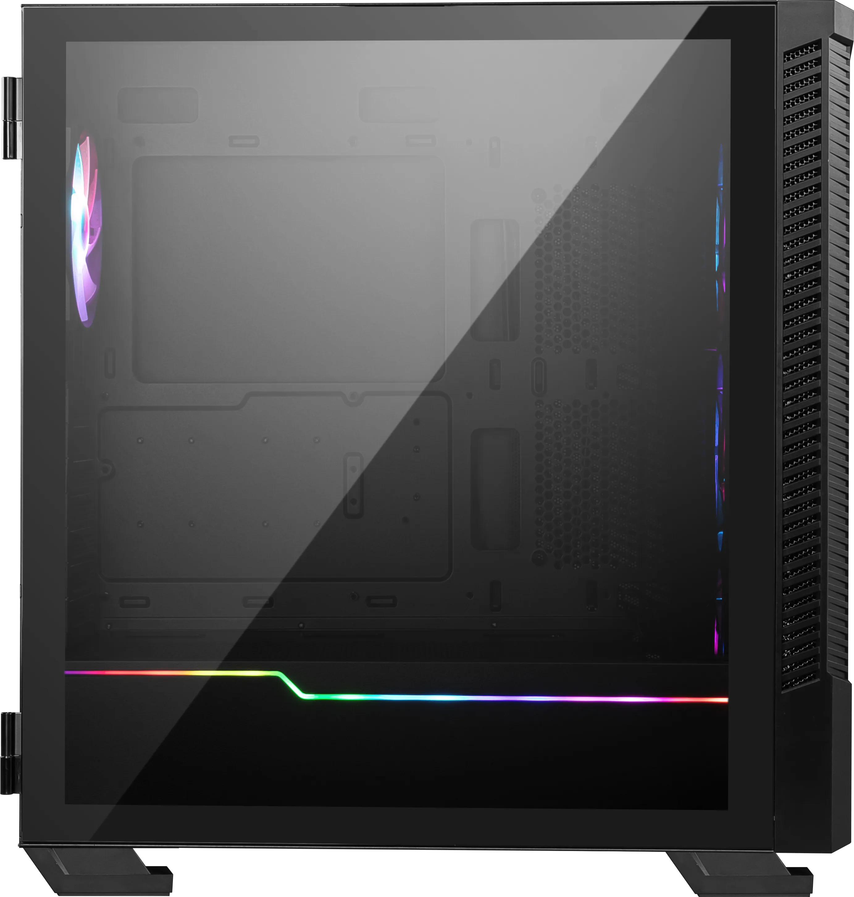 MSI MPG VELOX 100R -miditornikotelo RGB-valaistuksella, musta