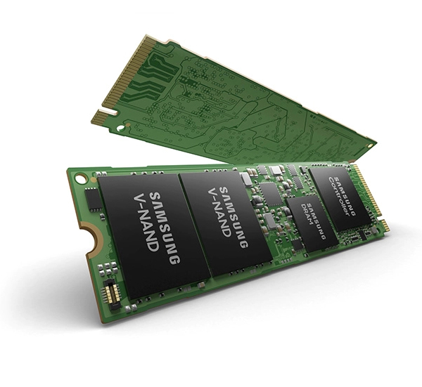 Samsung PM981 MZVLB1T0HALR - Puolijohdeasema - salattu - 1 Tt - sis&auml;inen - M.2 2280 - PCI Express 3.0 x4 (NVMe) - 256-bit AES-XTS - Self-Encrypting Drive (SED),