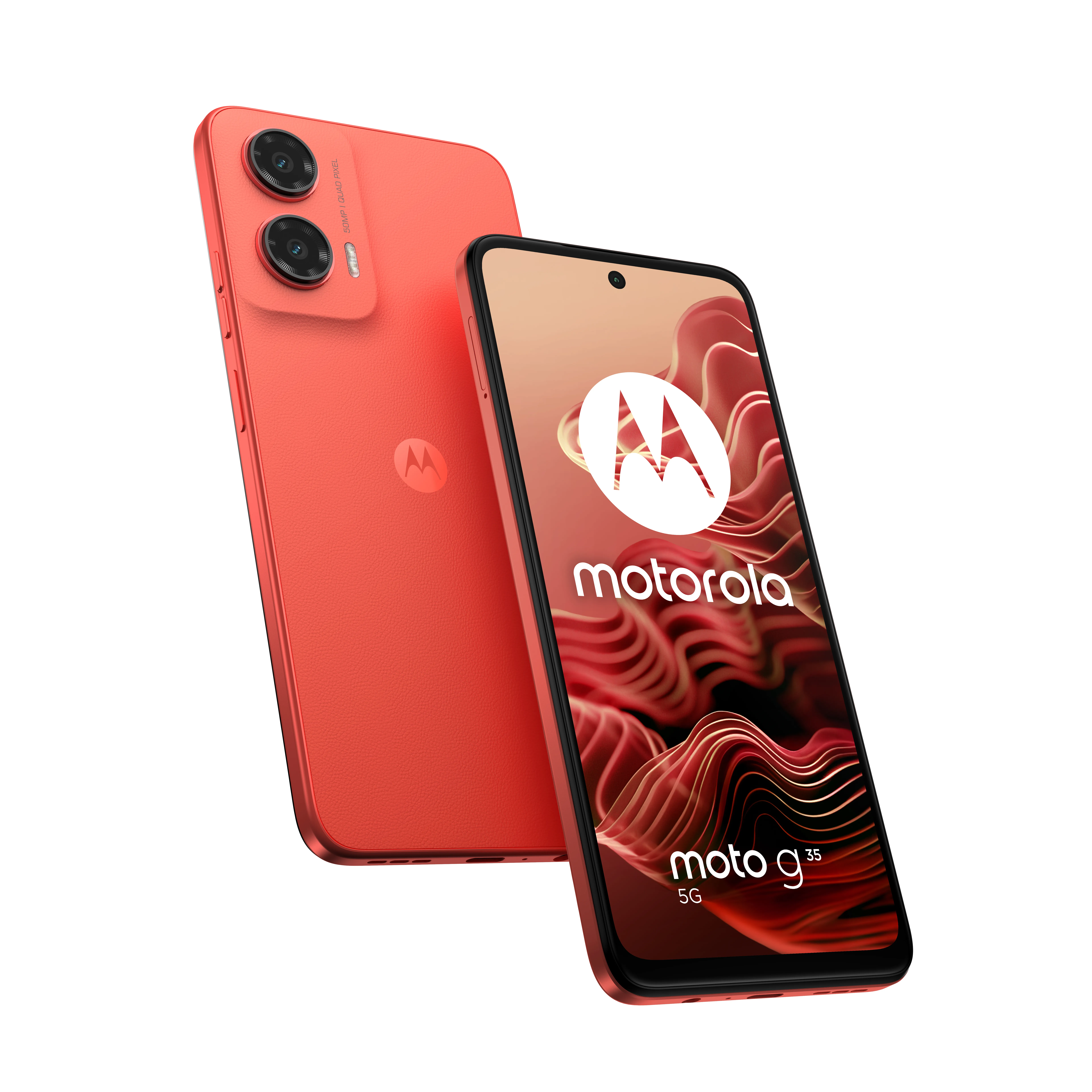 Motorola Moto G35 128/4 Gt -Android-puhelin, Punainen