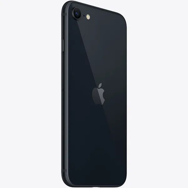 Renoverad iPhone SE (2022) 64 GB - mobiltelefon, Midnatt (Bruksskick)