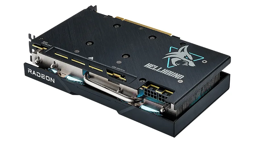 Powercolor Radeon RX 7600 XT Hellhound 16 Gt -näytönohjain