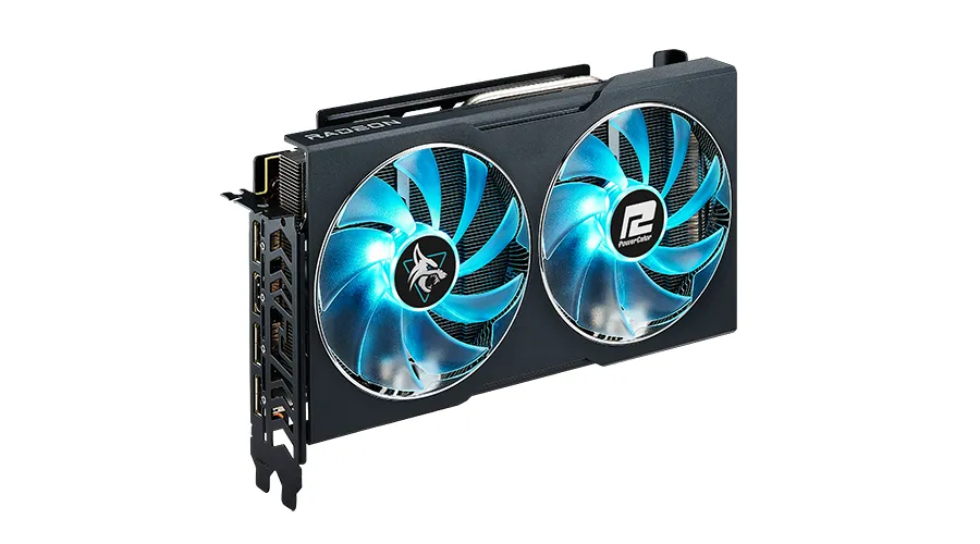 Powercolor Radeon RX 7600 XT Hellhound 16 GB - Grafikkort