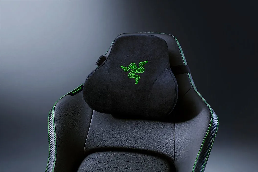 Razer Iskur V2 - gaming chair, black/ green