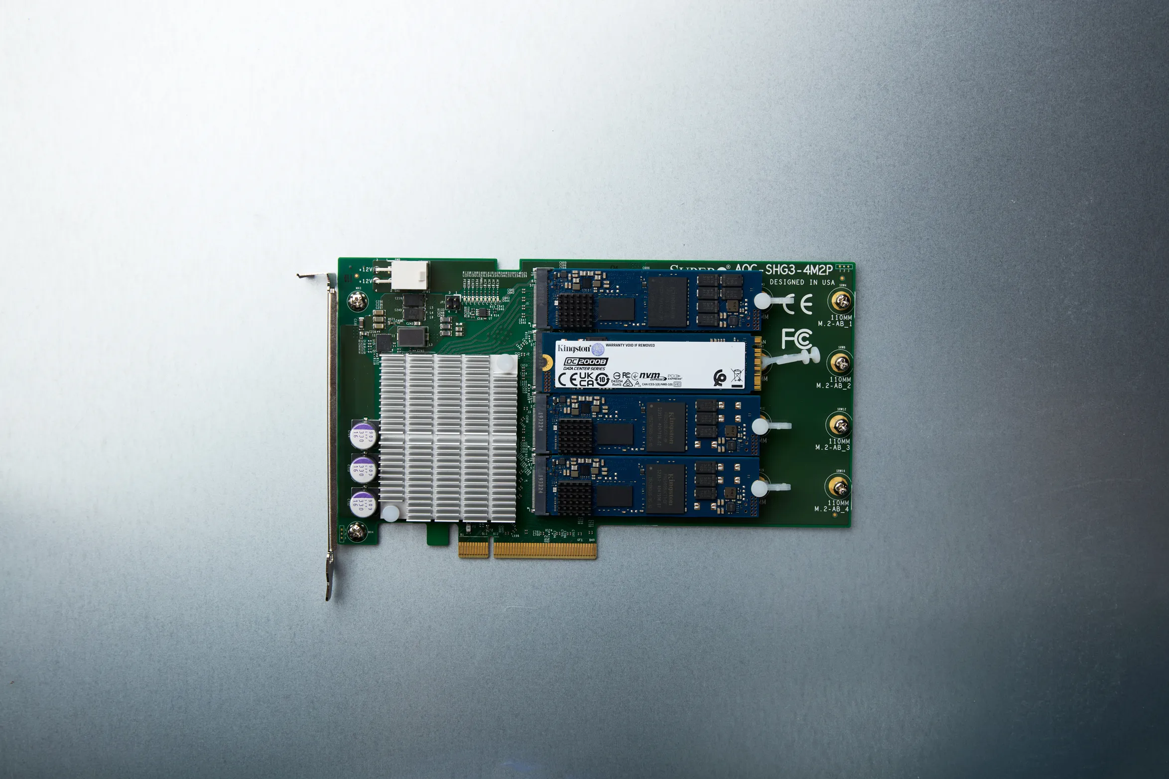 Kingston 960G DC2000B PCIe 4.0 M.2 2280 Enterprise SSD 960GB, PCIe 4.0, M.2 - SSD