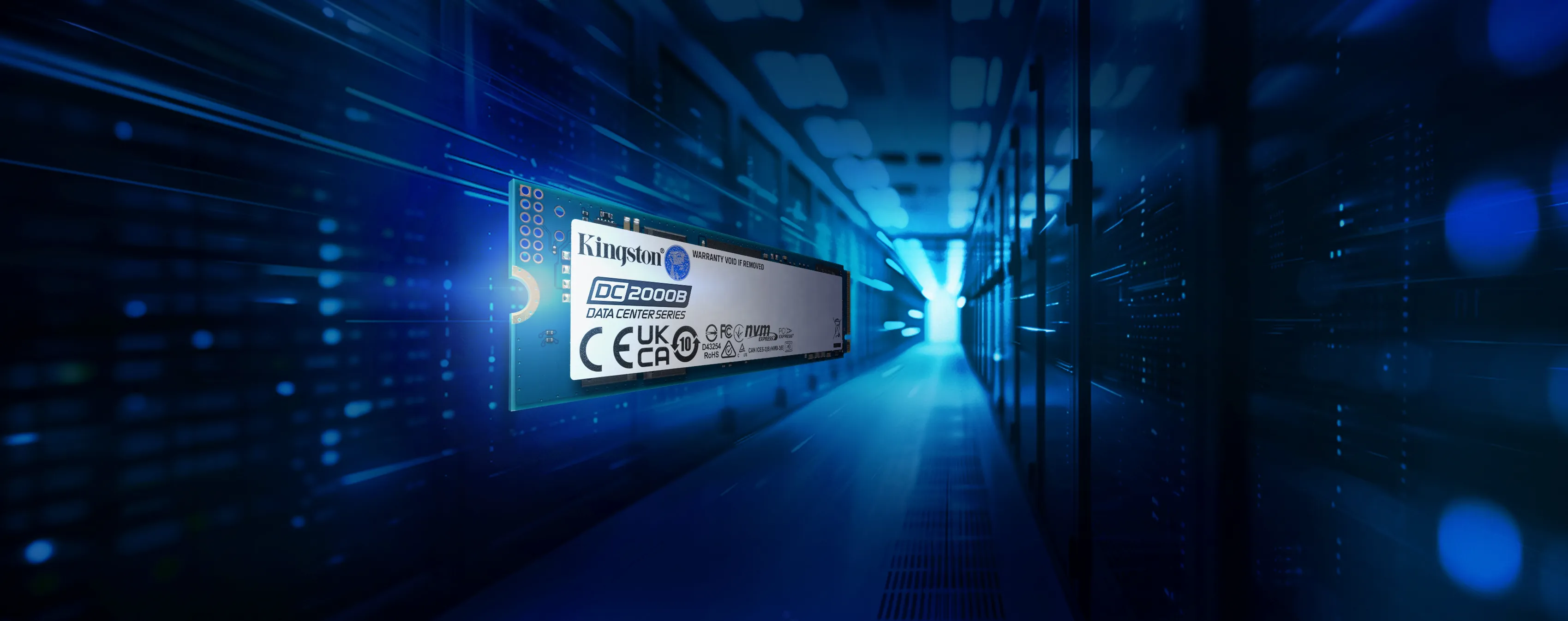 Kingston 960G DC2000B PCIe 4.0 M.2 2280 Enterprise SSD 960GB, PCIe 4.0, M.2 - SSD