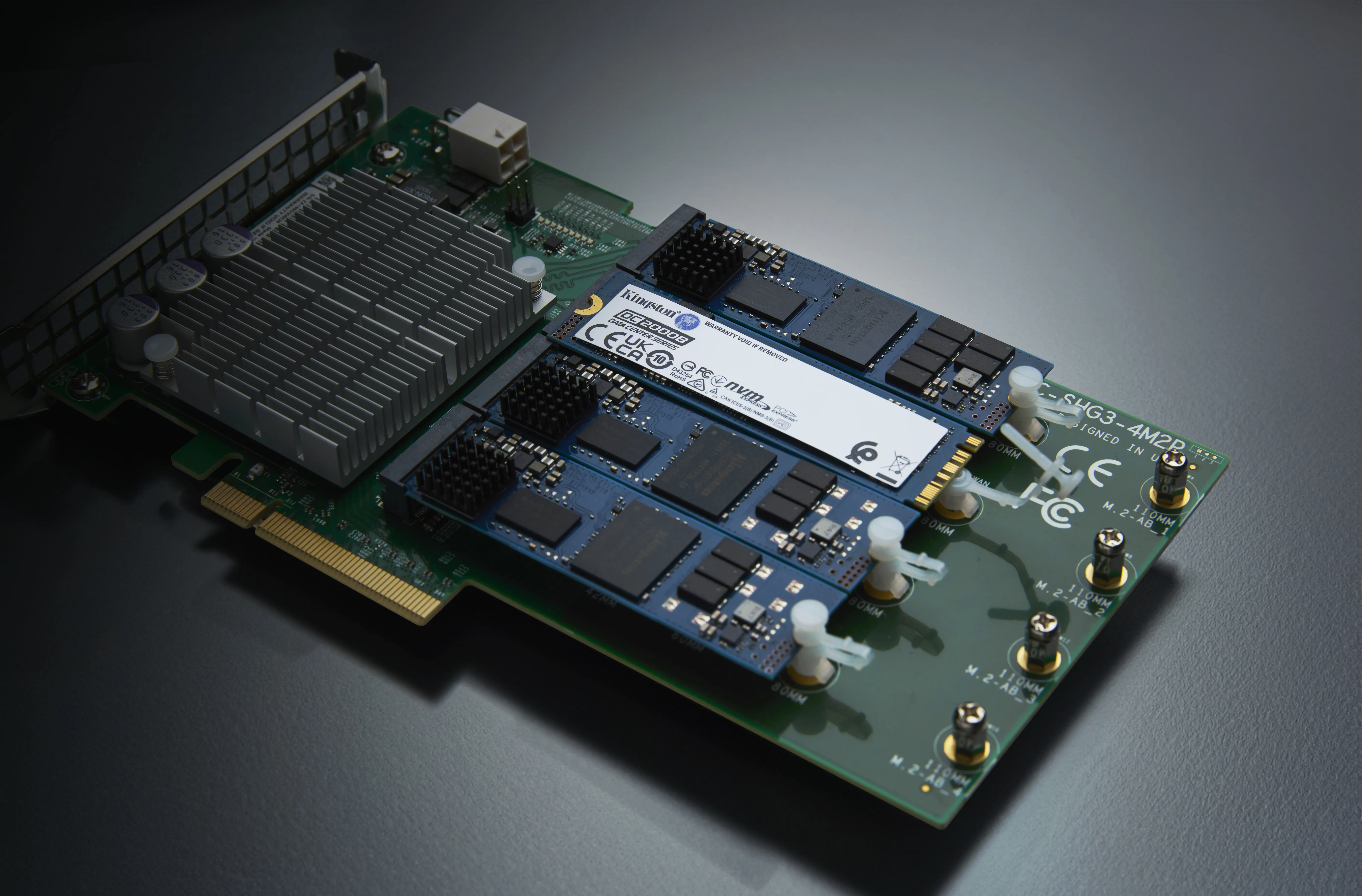 Kingston 960G DC2000B PCIe 4.0 M.2 2280 Enterprise SSD 960GB, PCIe 4.0, M.2 - SSD