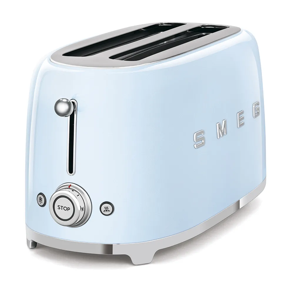 Smeg TSF02PBEU - br&ouml;drost, 4 br&ouml;dskivor, Pastellbl&aring;tt