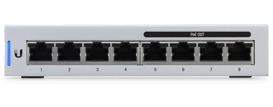 Ubiquiti UnifiSwitch -switch, 8 ports, 5 pack, white