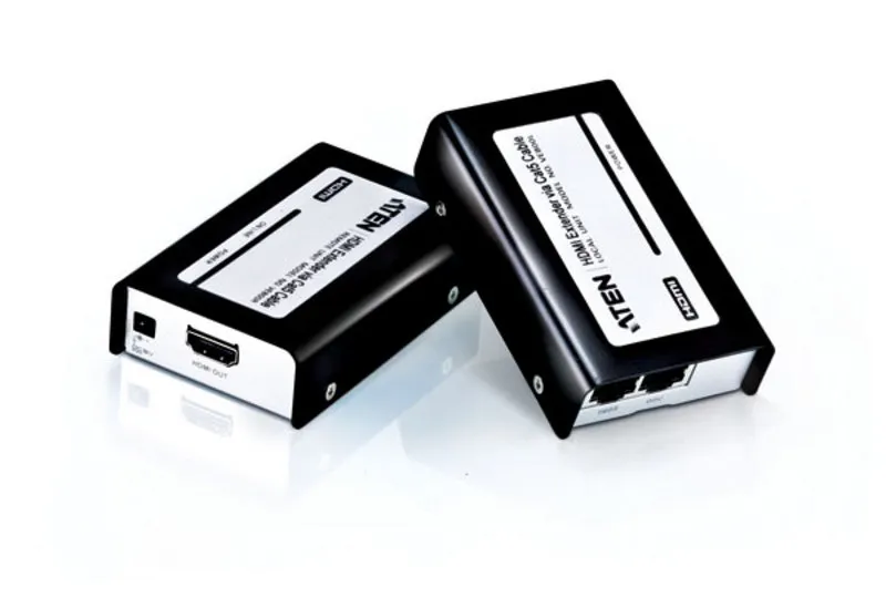 ATEN HDMI-v&auml;limatkanjatkaja Ethernet-kaapelissa