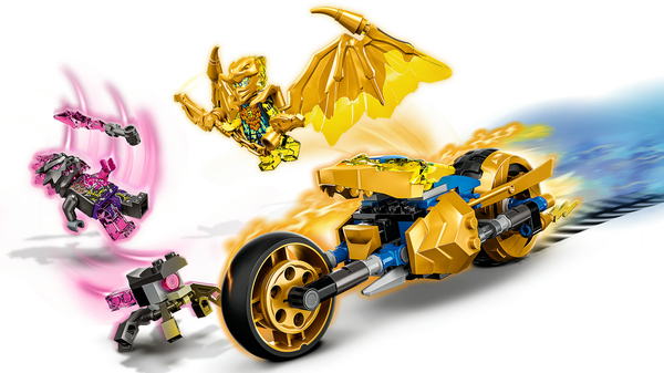 LEGO 71768 Ninjago Jays Gold Dragon Motorbike Construction Toy