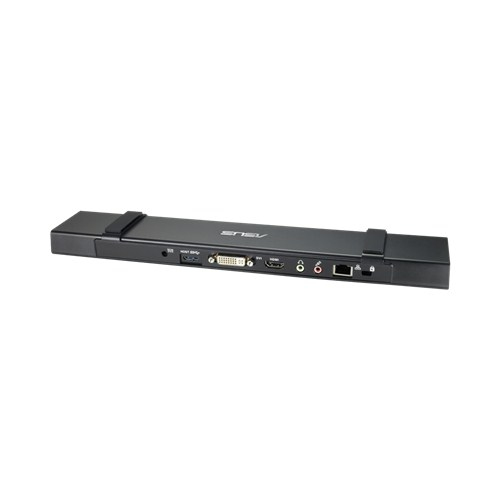 ASUS Universal Portbar 1x Mic in 1x Audio out 1x RJ45 LAN 4x USB 3.0 1x DVI-I 1x HDMI 1x DC in 1x DC out inkl. Netzteil Vers. 2016