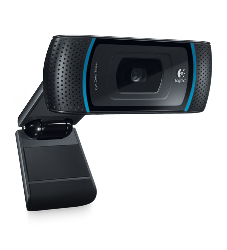 Logitech B910 HD Webcam - Verkkokamera - v&auml;ri - 5 MP - 1280 x 720 - audio - USB 2.0