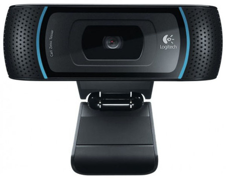 Logitech B910 HD Webcam - Verkkokamera - v&auml;ri - 5 MP - 1280 x 720 - audio - USB 2.0