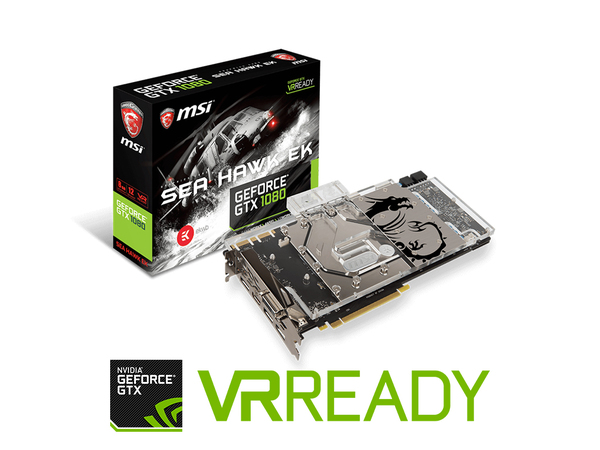 MSI GeForce GTX 1080 8GB - grafikkort