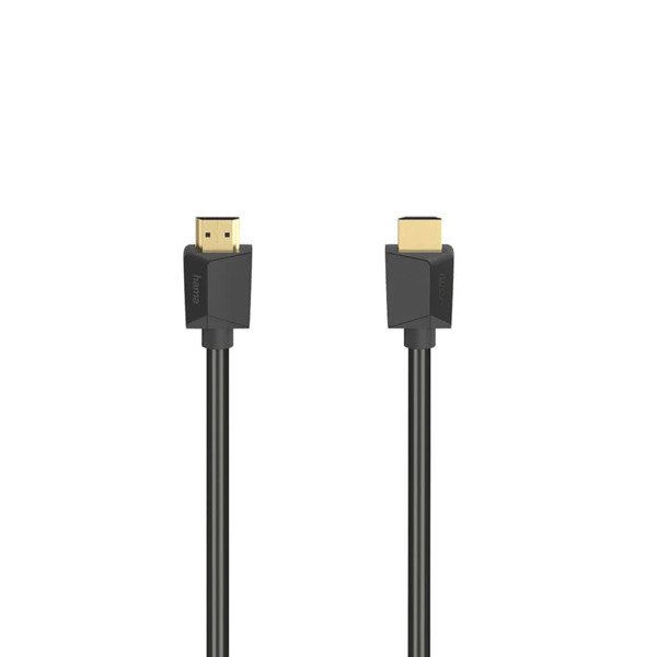 Hama HDMI 2.1 Ultra High Speed -kaapeli, jossa 8K, 0,5 m, musta