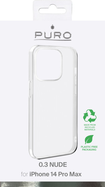 Puro 0.3 Nude for iPhone 14 Pro Max, transparent